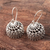 Sterling silver dangle earrings, 'Intricate Jhumki' - Openwork Sterling Silver Jhumki Dangle Earrings from India (image 2b) thumbail
