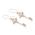 Sterling silver dangle earrings, 'Powerful Keys' - Sterling Silver Key Dangle Earrings from India (image 2c) thumbail