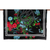 Wool scarf, 'Cerulean Flowers' - Screen Printed Wool Floral Scarf from India (image 2c) thumbail
