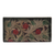 Leather wallet, 'Swaying Vines' - Floral Pattern Leather Wallet in Green from India