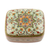 Decorative wood box, 'Persian Glory' - Artisan Hand Painted Wood Trinket Box