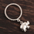 Sterling silver charm ring, 'Elephant Rope' - Sterling Silver Band Ring with Elephant Charm from India (image 2) thumbail