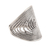 Sterling silver band ring, 'Glorious Rope' - Rope-Pattern Sterling Silver Band Ring from India (image 2b) thumbail