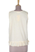 Cotton blouse, 'Morning Sunlight' - Pintucked Sleeveless Cotton Blouse in Yellow (image 2d) thumbail