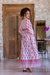Cotton maxi dress, 'Floral Fantasy' - Pink Floral Print Cotton Maxi Dress (image 2b) thumbail