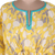 Printed cotton caftan, 'Leaves in Sunshine' - Hand Crafted Printed Cotton Caftan from India (image 2d) thumbail