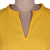 Cotton babydoll dress, 'Marigold Mischief' - Short Cotton Babydoll Dress in Yellow (image 2d) thumbail