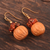 Beaded dangle earrings, 'Delhi Melange' - Mixed Media Beaded Dangle Earrings from India