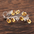 Citrine brooch pin, 'Brilliant Bouquet' - Rhodium Plated Sterling and Citrine Brooch Pin (image 2) thumbail