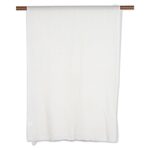 Wool and silk blend shawl, 'Warm Alabaster' - Artisan Designed Wool and Silk Blend Alabaster SHawl