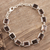 Smoky quartz link bracelet, 'Dark Rectangles' - Smoky Quartz Link Bracelet from India (image 2) thumbail