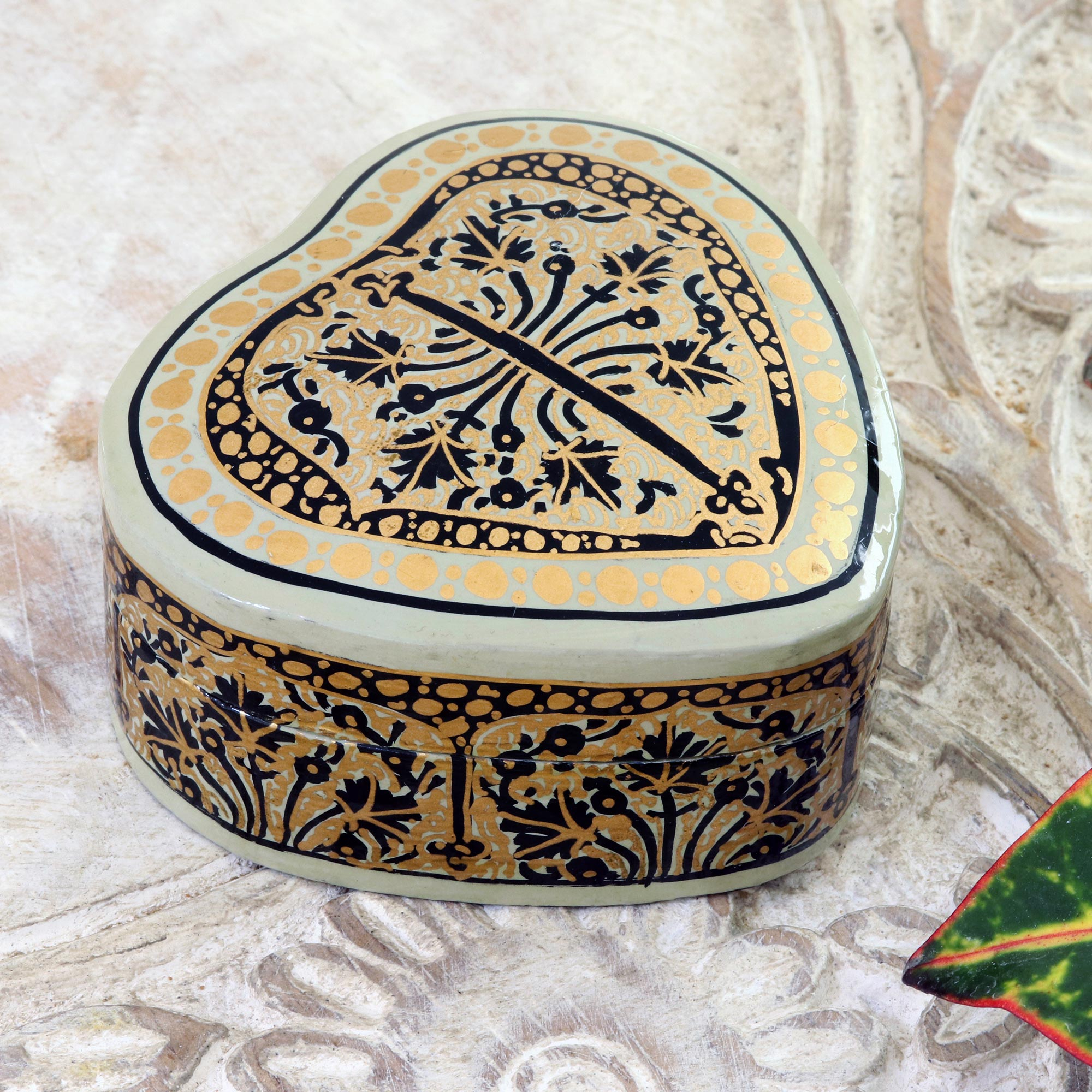 NOVICA Hand Painted Wood Mini Decorative Boxes (Pair) from India