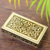 Dekorative Schachtel aus Pappmaché, 'Srinagar Artistik'. - Elegante rechteckige handgemalte dekorative Schachtel
