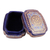 Papier mache decorative box, 'Kashmir Sapphire' - Blue and Gold Papier Mache and Wood Decorative Box (image 2c) thumbail