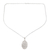 Howlite pendant necklace, 'White Mist' - Howlite Pendant Necklace