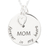 Sterling silver pendant necklace, 'Forever In My Heart' - Mother Themed Sterling Silver Pendant Necklace (image 2d) thumbail