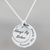 Sterling silver pendant necklace, 'Always My Mother' - Sterling Silver Pendant Necklace for Moms (image 2b) thumbail