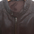 chaqueta de cuero de los hombres - Cazadora Biker de Hombre Clásica de Cuero en Marrón Oscuro