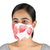 Cotton face masks, 'Bold Contrasts' (set of 4) - 4 White w/ Red & w/ Black 2-Layer Cotton Face Masks (image 2b) thumbail