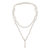Sterling silver long Y-necklace, 'On Reflection' - Long Sterling Silver Y-Necklace thumbail