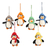 Wool felt ornaments, 'Cozy Penguins' (set of 6) - Handmade Felted Wool Penguin ornaments (Set of 6) (image 2a) thumbail