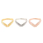 Sterling silver and gold plated stacking rings, 'Leafy Crown' (set of 3) - Gold Plated Sterling Silver Ring Trio with Leafy Crown Motif