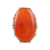 Carnelian cocktail ring, 'Fiery Pool' - Carnelian and Sterling SIlver Cocktail Ring thumbail