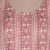 Cotton tiered sundress, 'Berry Bliss' - Sleeveless Cotton Maxi Dress in Berry and Wheat (image 2e) thumbail