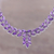 Amethyst pendant necklace, 'Treasured Garland' - Amazing 25 Carat Amethyst Pendant Necklace from India thumbail