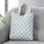 Cotton canvas shoulder bag, 'Diamond Fountain' - 100% Cotton Canvas Diamond Pattern Shoulder Bag thumbail