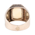 Men's citrine ring, 'Golden Greek Key' - Three Carat Men's Citrine Ring with Greek Key Motif (image 2d) thumbail