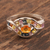Sapphire cocktail ring, 'Rainbow Aura' - Multicolored Sapphire Cocktail Ring from India (image 2b) thumbail