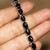 Black star diopside tennis bracelet, 'Midnight Star' - Stunning Black Star Diopside Tennis Bracelet