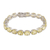 Lemon quartz tennis bracelet, 'Citron Sparkle' - Rhodium Plated 47 carat Lemon Quartz Tennis Bracelet