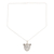 Sterling silver pendant necklace, 'Jaguar Gaze' - Jaguar Pendant Necklace in Sterling Silver