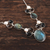 Multi-gemstone pendant necklace, 'Dusky Appeal' - Multi Gemstone and Sterling Silver Pendant Necklace (image 2) thumbail