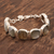 Labradorite link bracelet, 'Dazzling Allure' - Square Faceted Labradorite Bracelet Set in Sterling Silver (image 2b) thumbail
