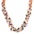 Torsade-Halskette mit mehreren Edelsteinen - Multi-Edelstein-Torsade-Halskette aus Indien
