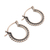 Sterling silver hoop earrings, 'Brightly Shining' - Beaded Sterling Silver Hoops from India (image 2c) thumbail