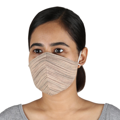 Cotton face masks, Business Style (set of 3)
