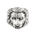 Men's sterling silver ring, 'Regal Lion' - Detailed Men's Lion Ring from India