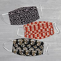 Featured review for Reversible cotton face masks, Block Print Arts (set of 3)