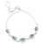Apatite link bracelet, 'Nuggets' - Freeform Blue Apatite Link Bracelet (image 2b) thumbail