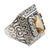 Men's citrine ring, 'Sultan's Pride' - Unique Men's Citrine and Sterling Silver Ring (image 2c) thumbail