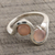 Chalcedony cocktail ring, 'Pink Times Two' - Faceted Pink Chalcedony Cocktail Ring (image 2b) thumbail