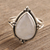 Rainbow moonstone cocktail ring, 'Misty Glory' - Rainbow Moonstone Sterling Silver Cocktail Ring