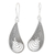 Sterling silver dangle earrings, 'Endless Tears' - Sterling Silver Filigree Dangle Earrings thumbail