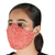 Cotton face masks, 'Modern Style' (set of 4) - Triple Layer Reusable Face Masks Slate Terracotta Set of 4