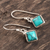 Sterling silver dangle earrings, 'Happy Kites' - Sterling Silver Dangle Earrings from India (image 2b) thumbail