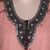 Embellished tie-dyed caftan, 'Gaya Sparkles' - Handmade Viscose Chiffon Tie-Dyed Caftan Tunic